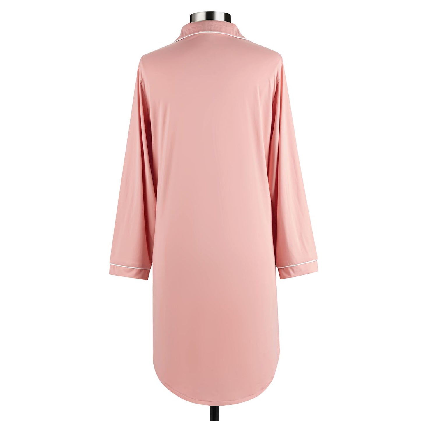 Small Long Sleeve Coral Cooling Night Shirt