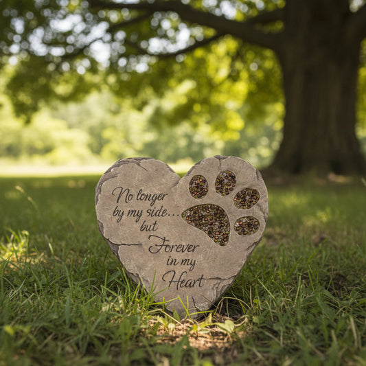 "Pet Footprints" Beadworks™ Garden Stone