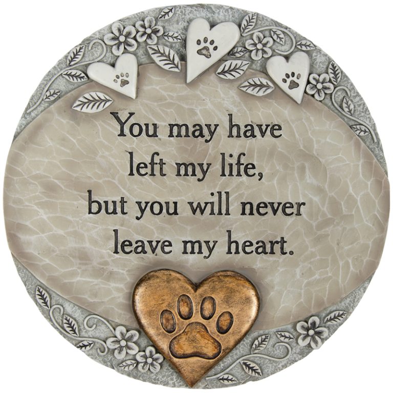 "Pet Heart" Serene Garden Stone