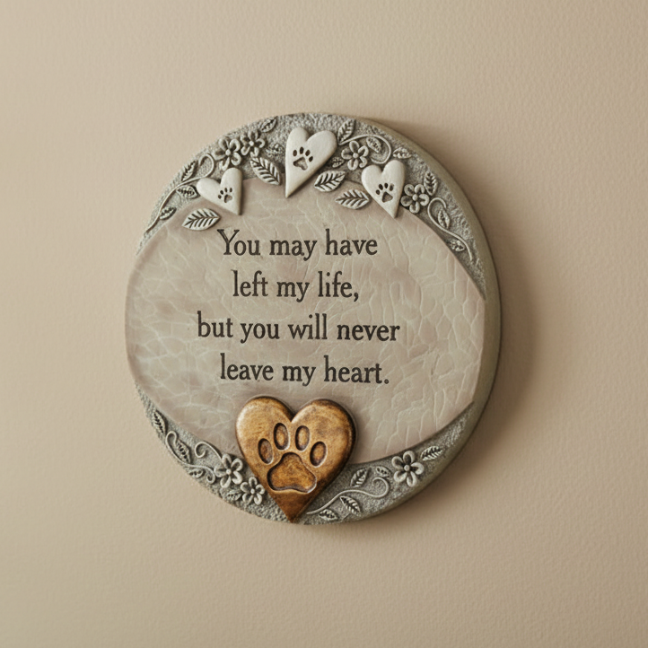 "Pet Heart" Serene Garden Stone