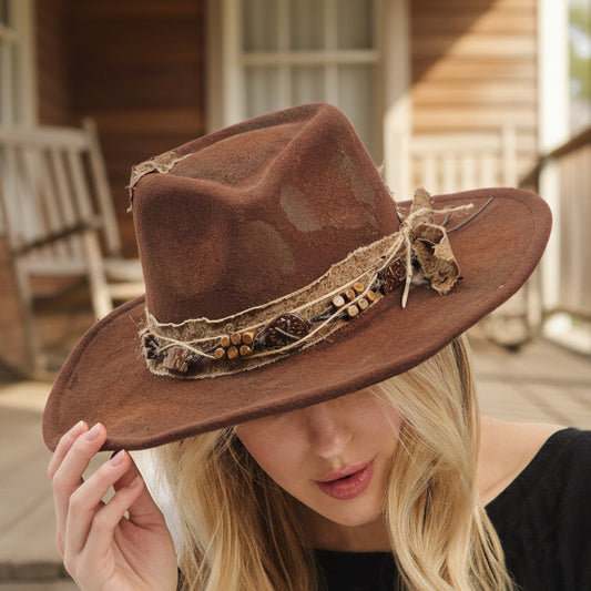 Blanche Heritage Worn Shapable Cowboy/Fedora Hat
