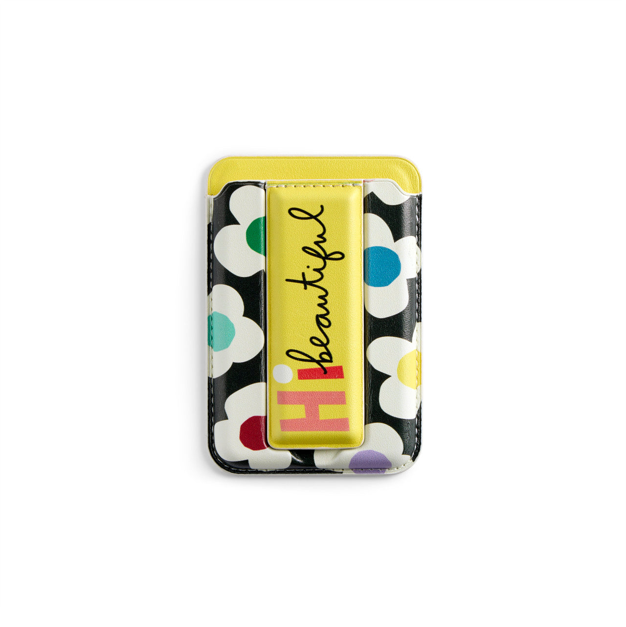 Hi Beautiful Yellow Mag Wallet