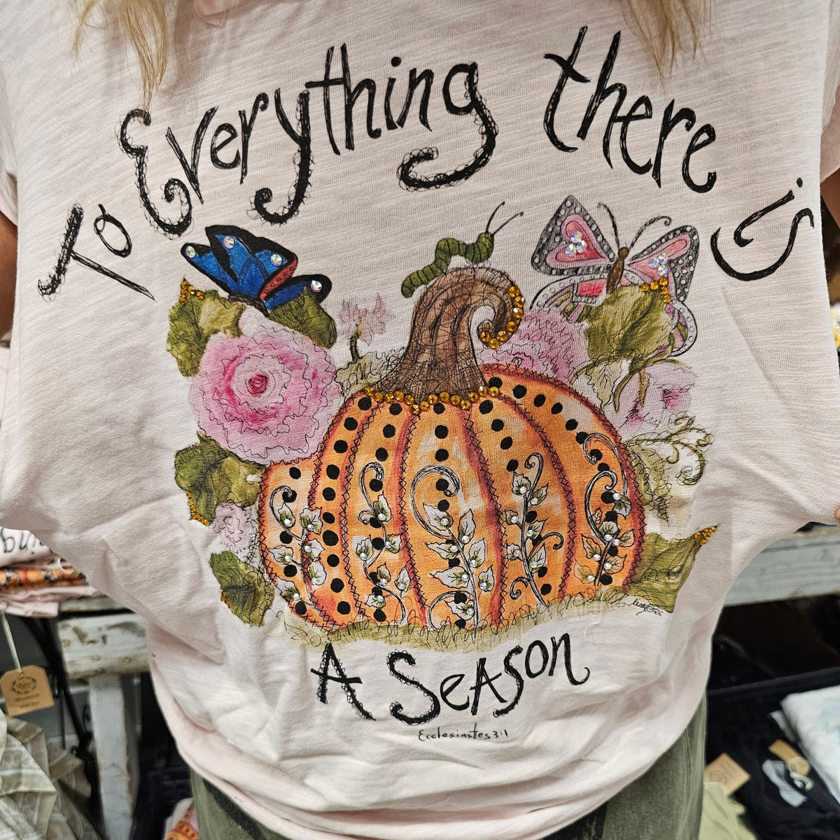 To Everything There Is A Season Tattered Tee