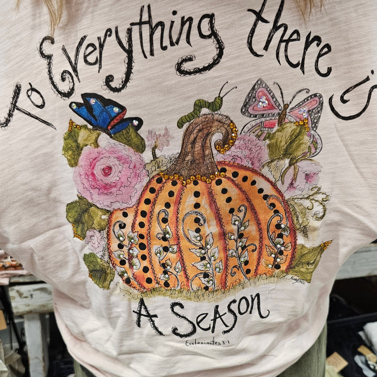 To Everything There Is A Season Tattered Tee