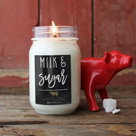 Milk & Sugar Mason Jar Candle and Melts