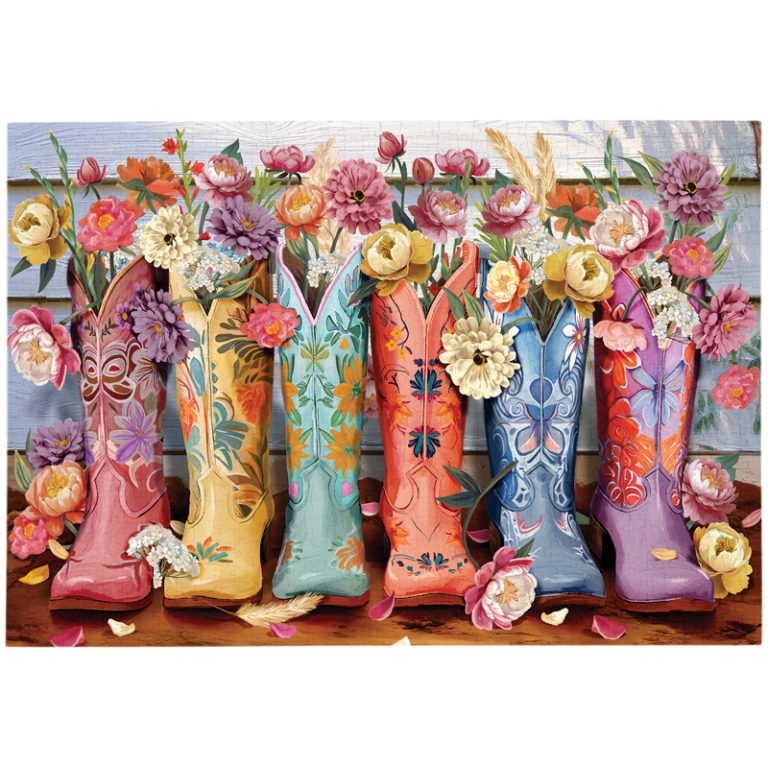 "Cowgirl Florals" 1000 piece Puzzle