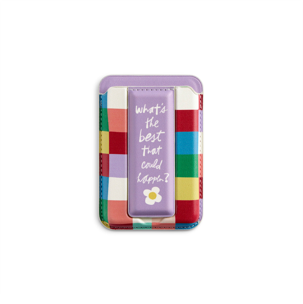 What's the Best That Could Happen Purple Mag Wallet