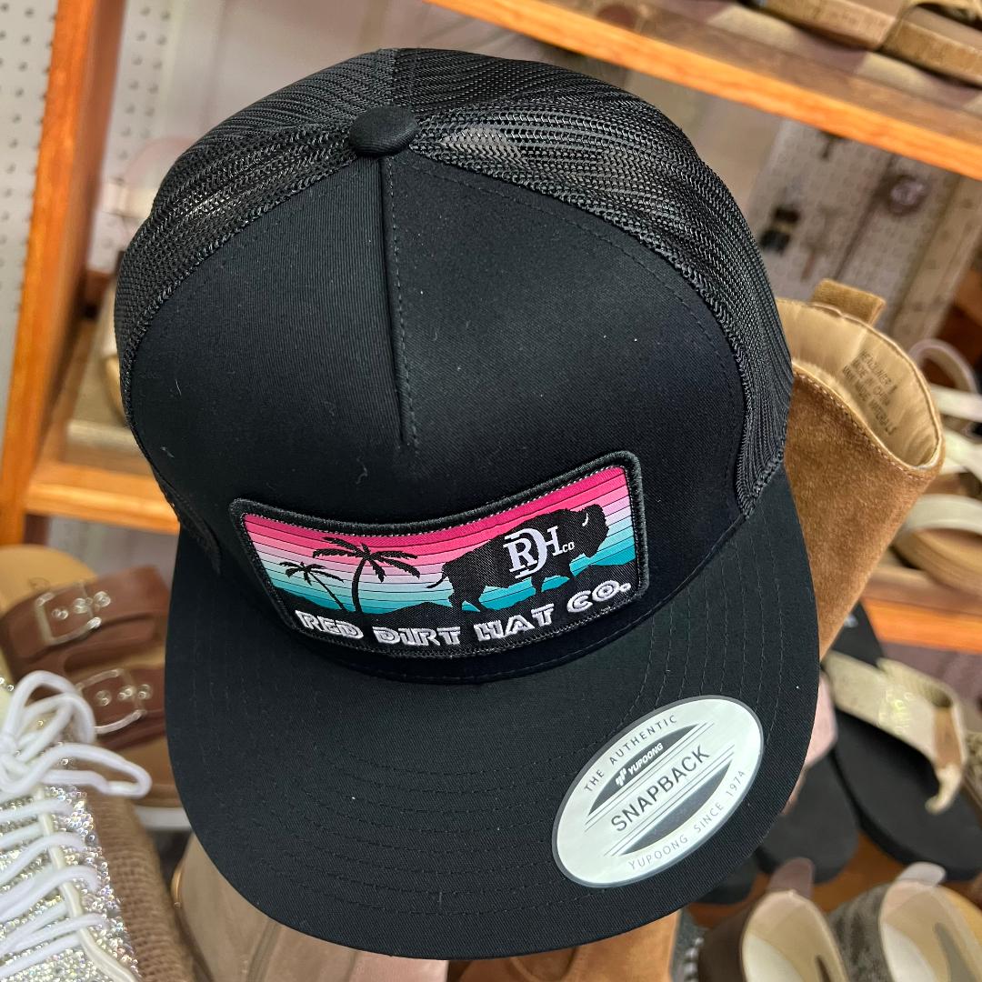 Miami Vice Black on Black 5 Panel Cap