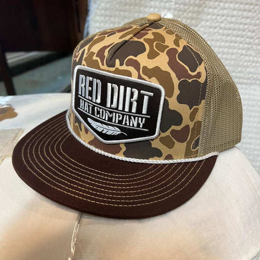 Old Skool Duck Camo & Tan 5 Panel cap