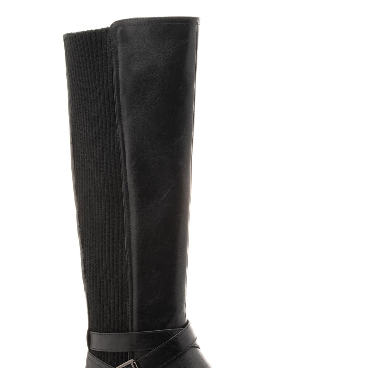 Hayride Knee-High Black Boots