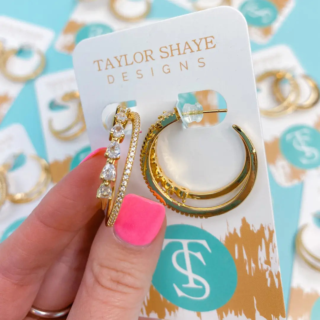 Eleanor Hoop Earrings