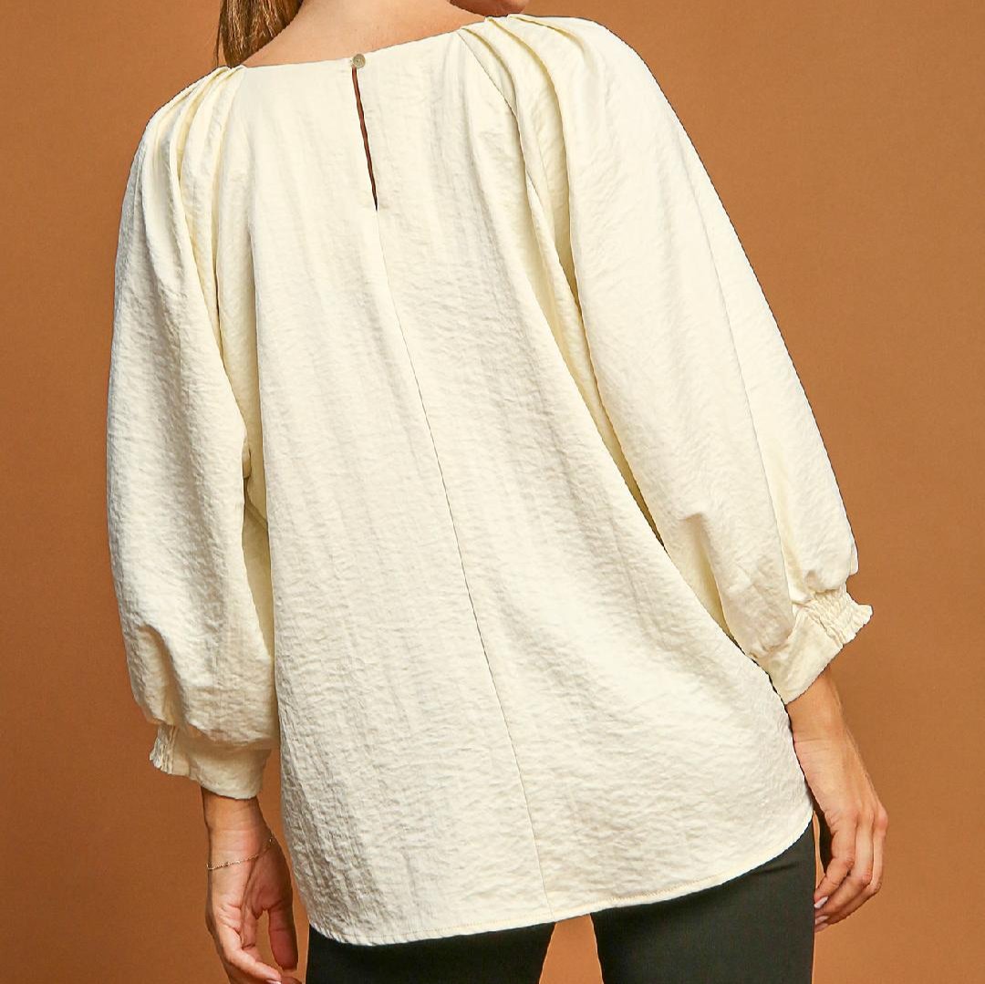 Round Neck High Low Top