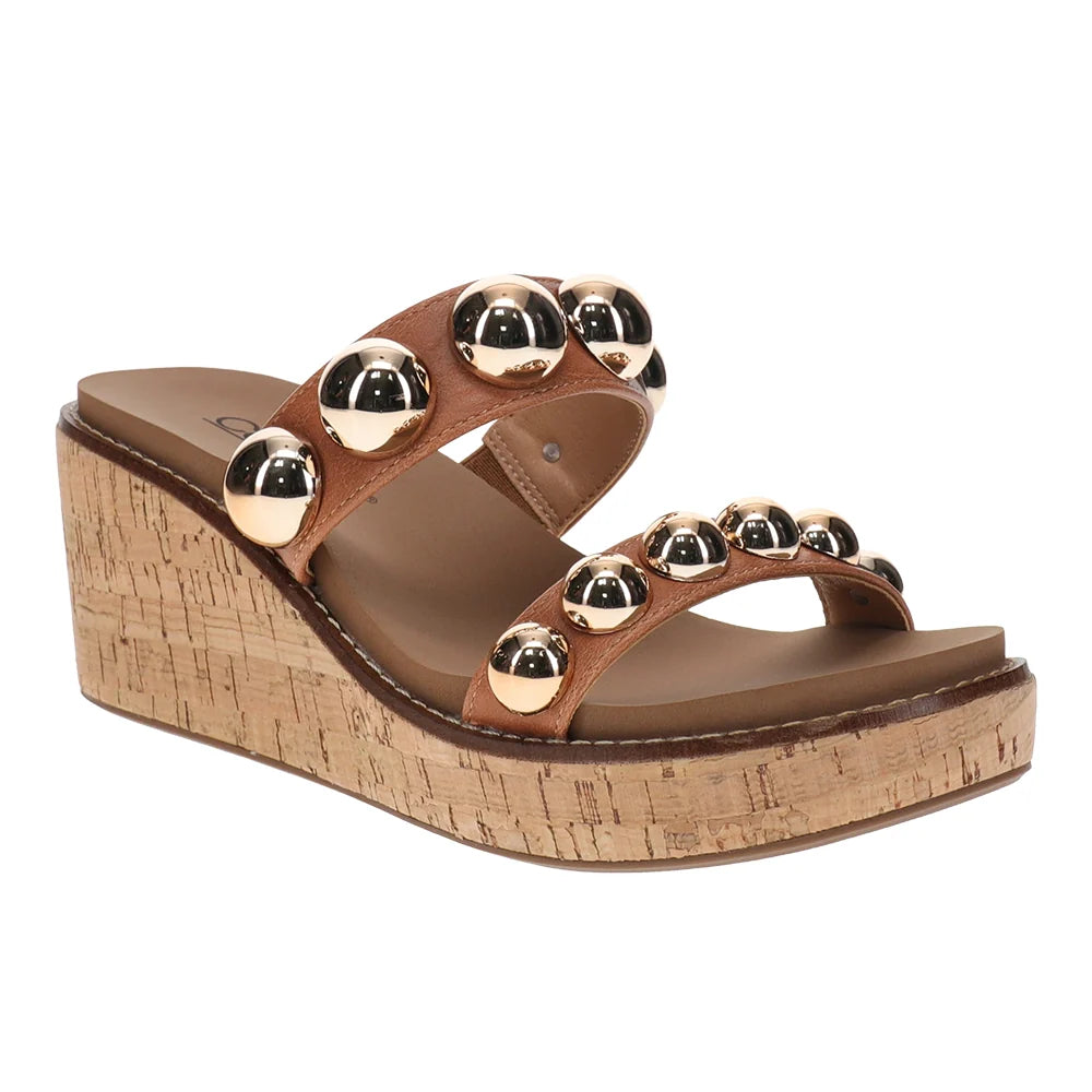 Corkys Happy Go Lucky Cognac Wedge