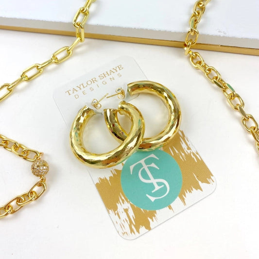 Raya Hoop Small Earrings