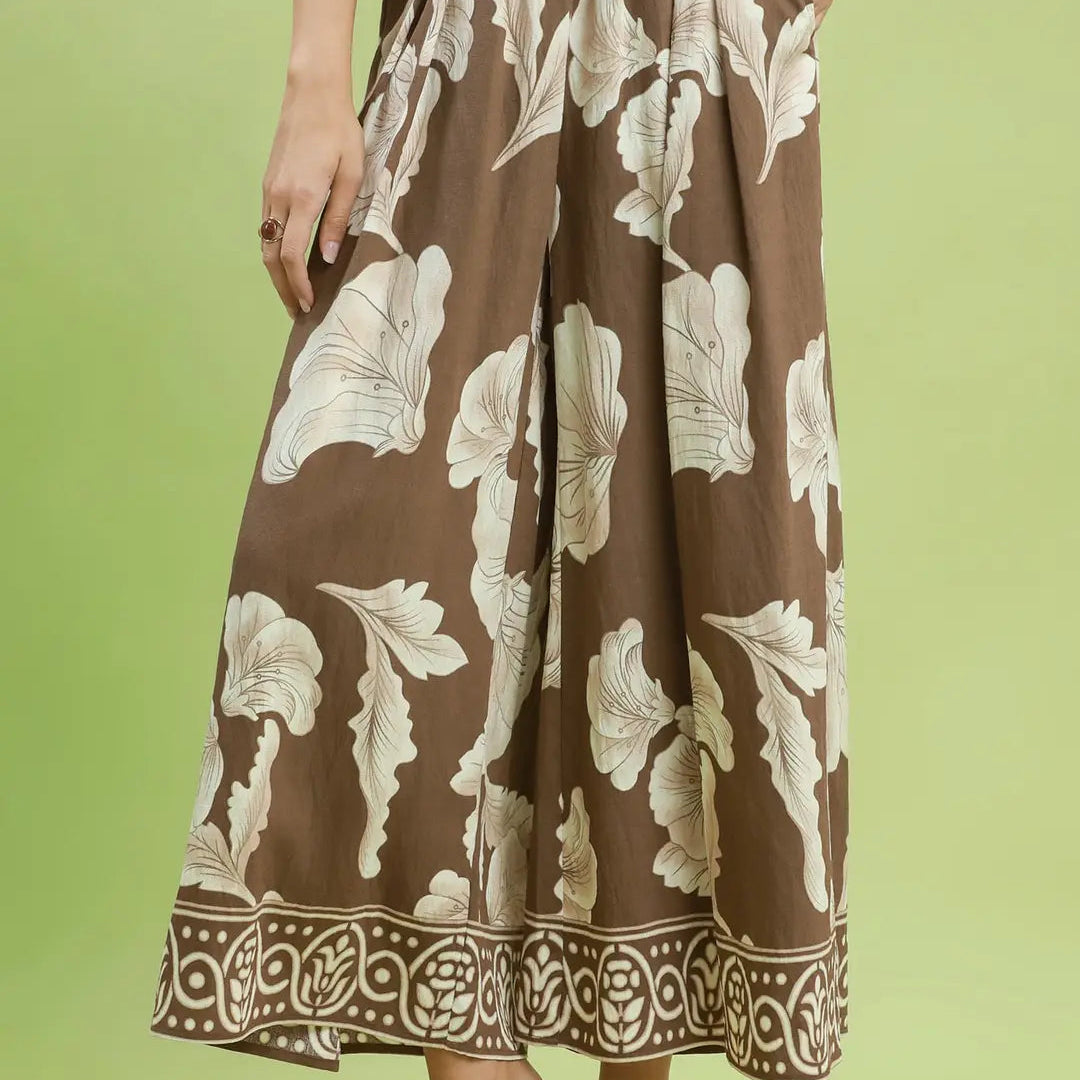 Botanical Wide Leg Pant