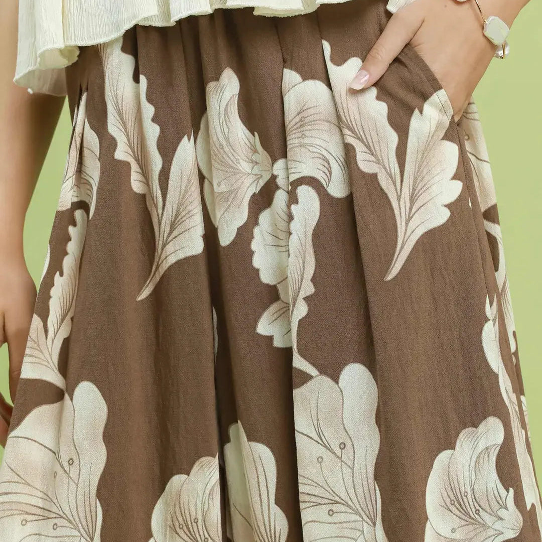Botanical Wide Leg Pant
