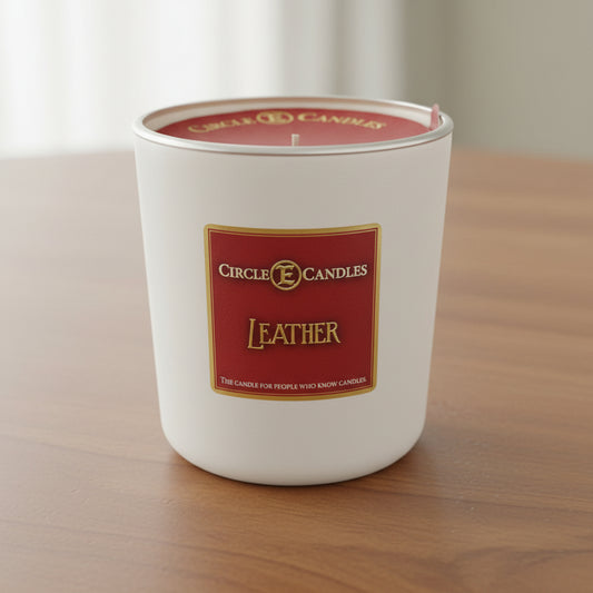 Leather Candles & More... (Different Sizes Available)