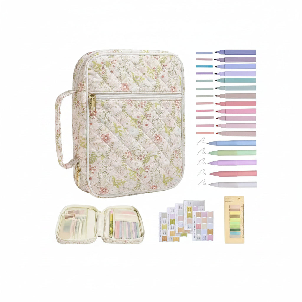 Ruth Pink Floral Bible Cover