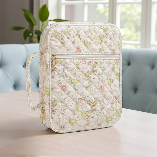 Ruth Pink Floral Bible Cover