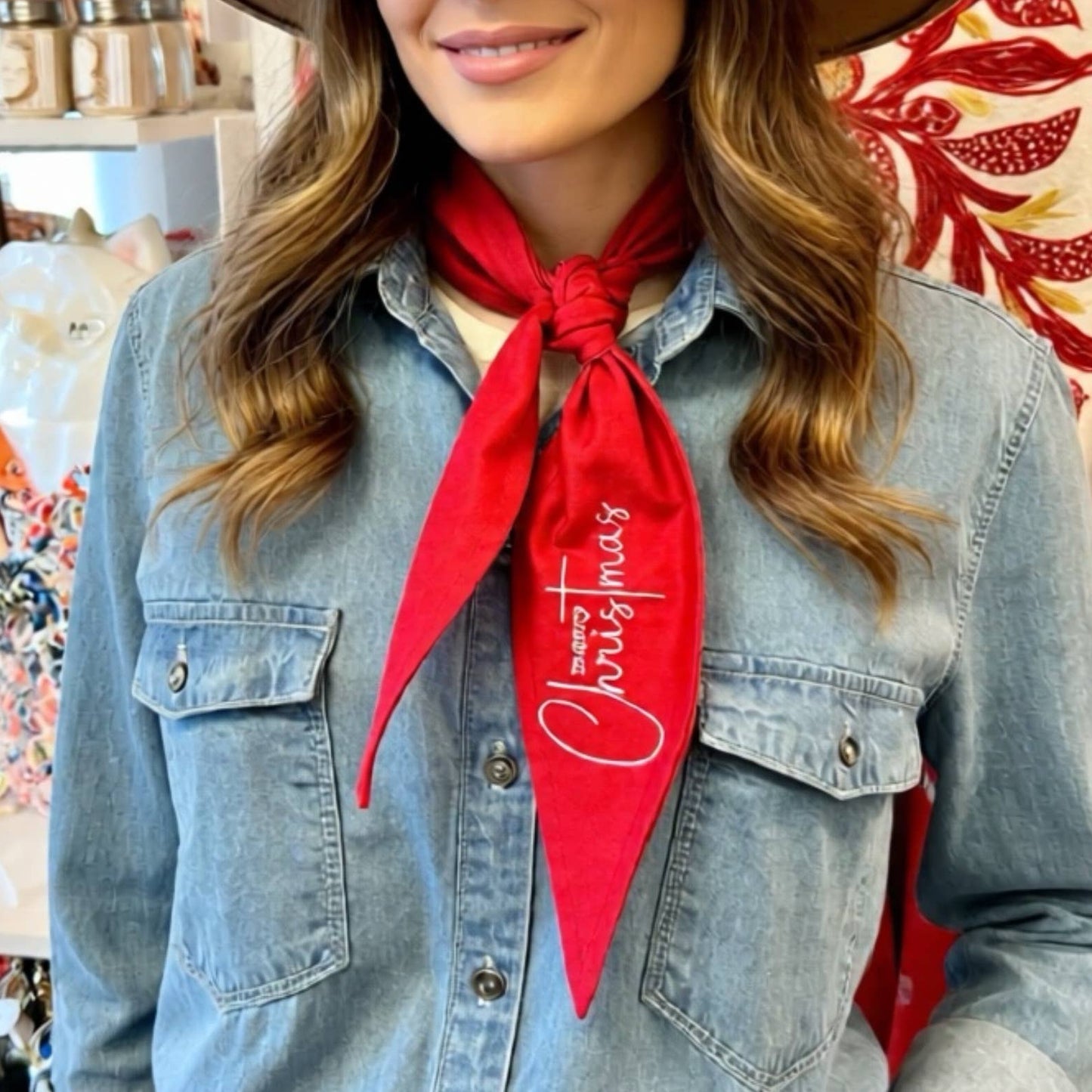Merry CHRISTmas Ascot Scarf, Gifts