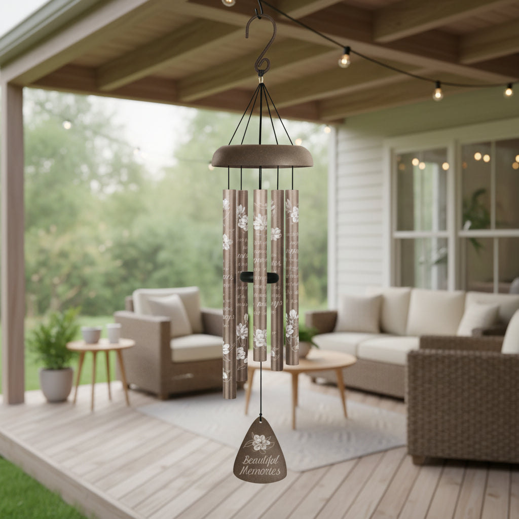 Beautiful Memories Silhouette Sonnet Chime 30"