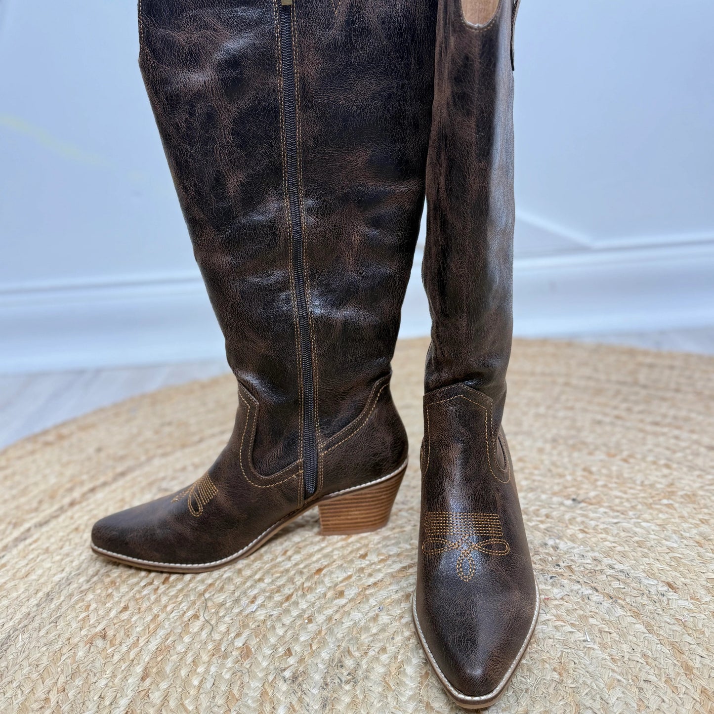 HATS OFF Espresso Crinkle Boot