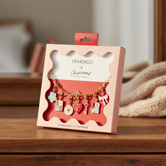 Love You More Gold Charm Bracelet