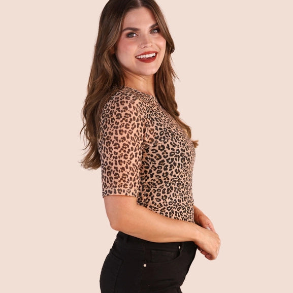 Sheer Instinct Mesh Top
