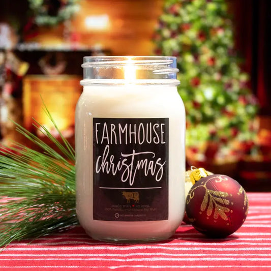 Farmhouse Christmas Soy Candle
