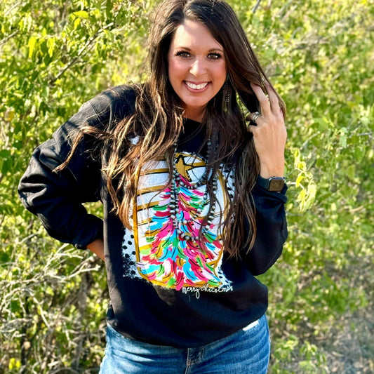 Paintbrush Christmas Tree Long Sleeve & Sweatshirt