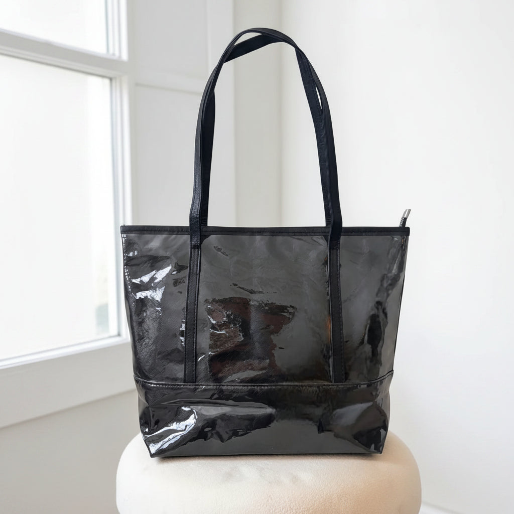 Black Shoulder Strap TOTE BAG