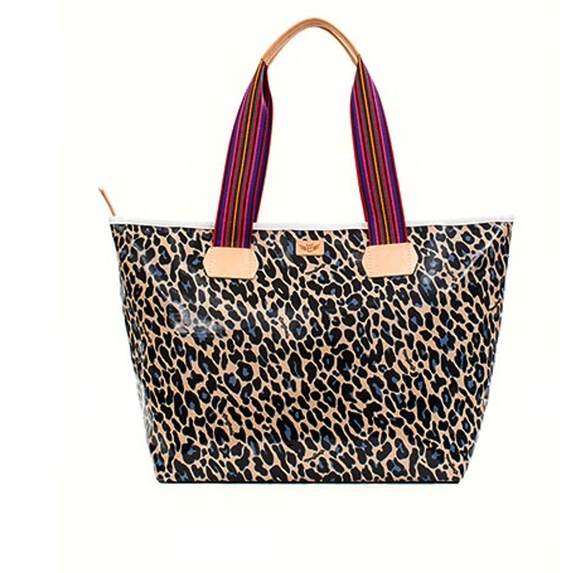 Blue Jag Zipper Tote