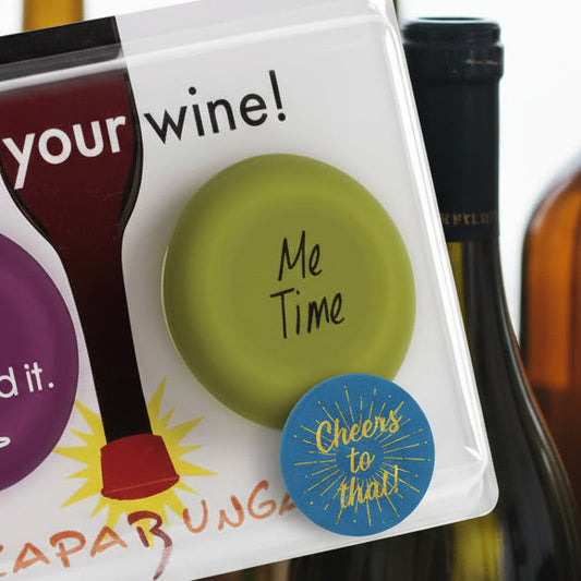 Silicone Wine Caps - Me Time