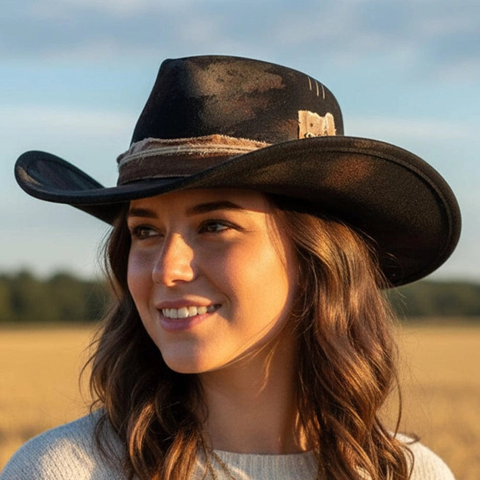 Macy Vintage Shapeable Cowboy/Fedora Hat