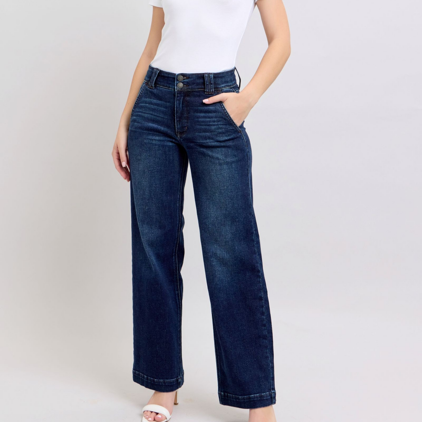 High Waist Wide Leg Jeans