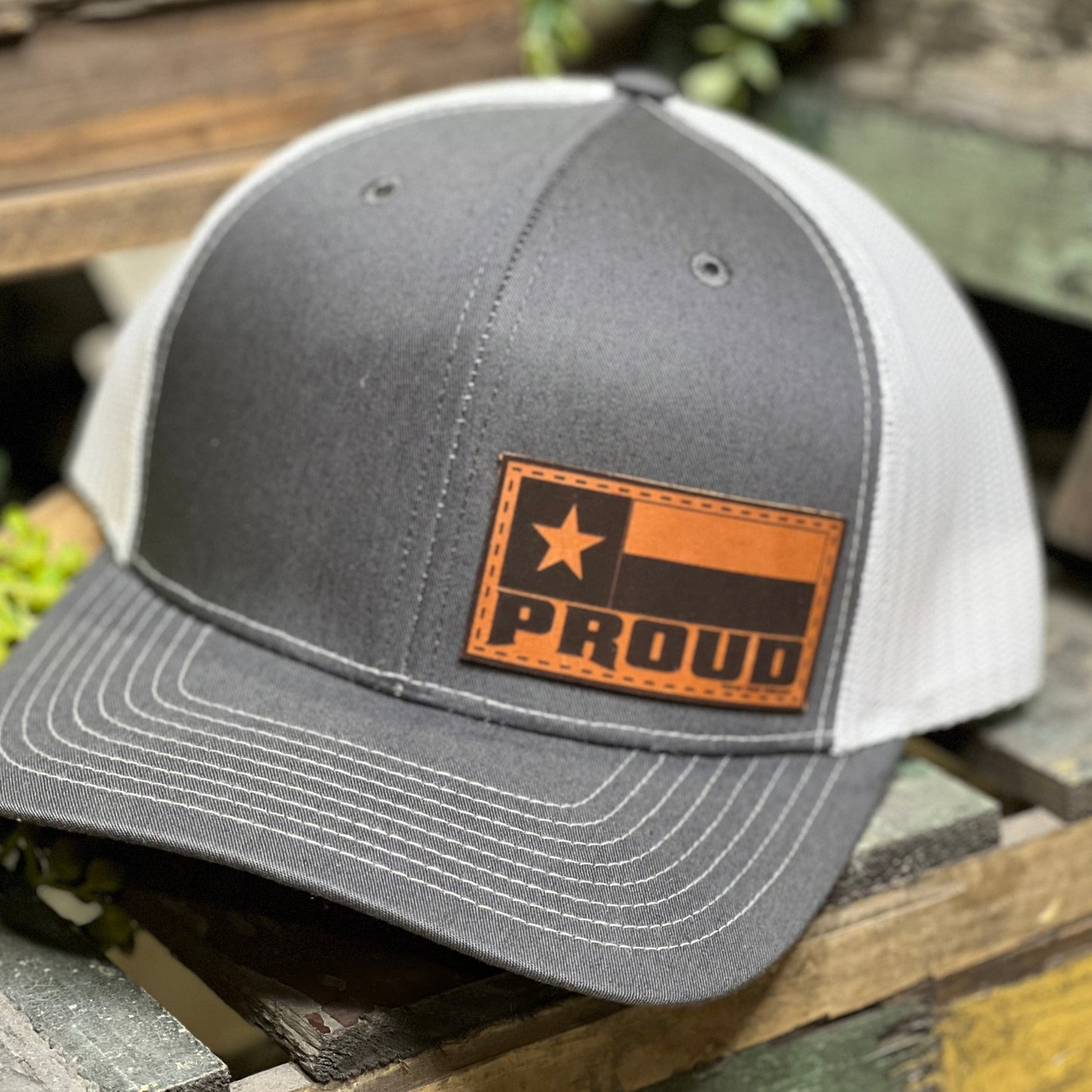 Texas Proud Leather Patch Cap