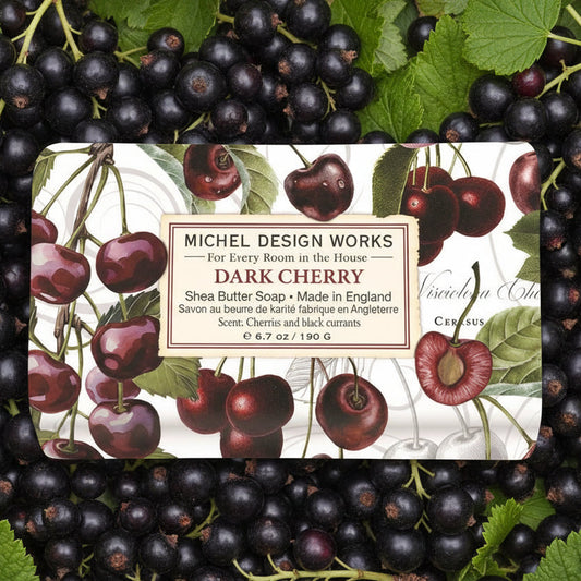 Dark Cherry Medium Bath Soap Bar