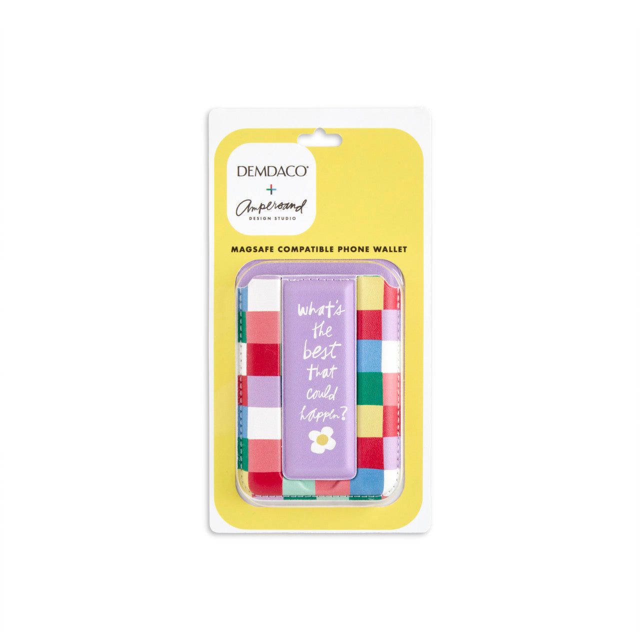 What's the Best That Could Happen Purple Mag Wallet