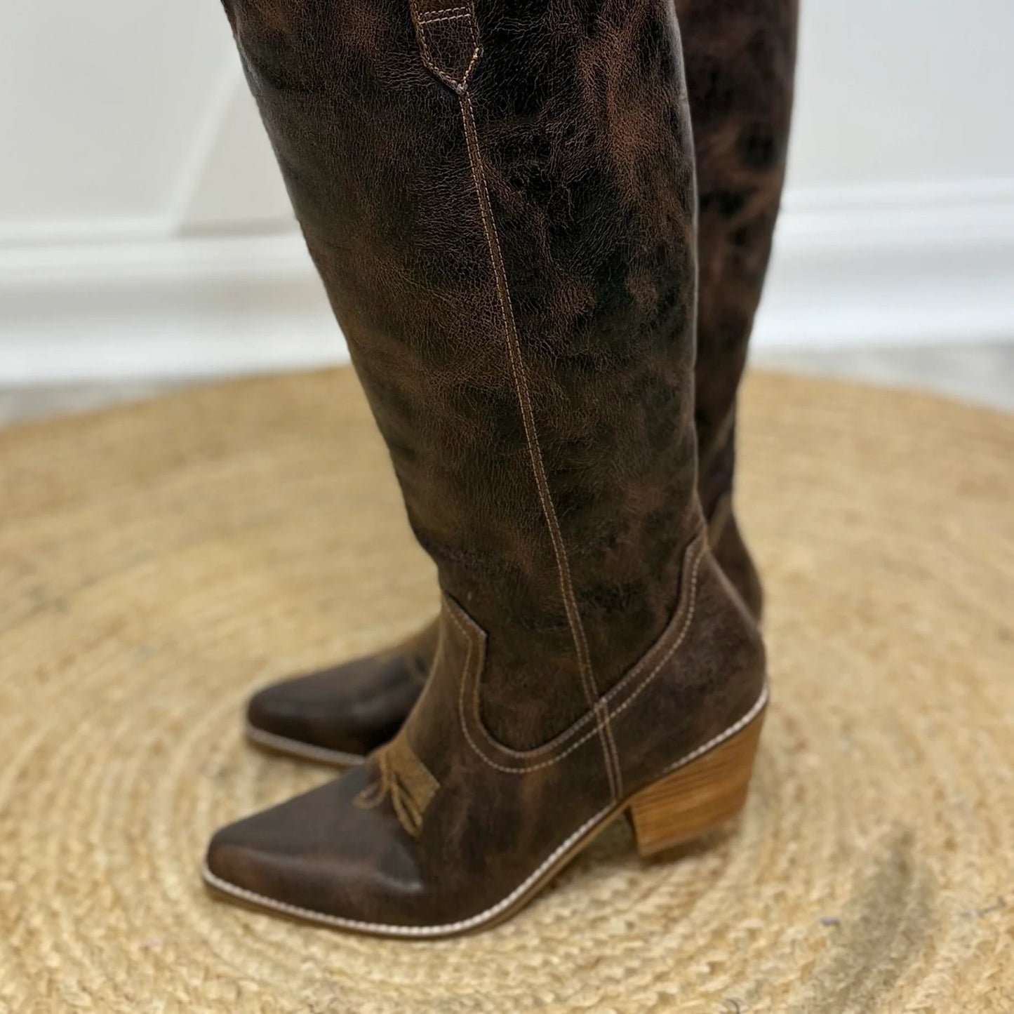 HATS OFF Espresso Crinkle Boot