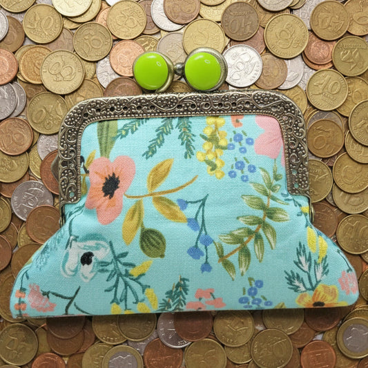 Mini Clutch Coin Purse - Herb Garden