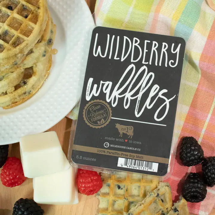 Wild Berry Waffles Mason Jar Candle and Melts