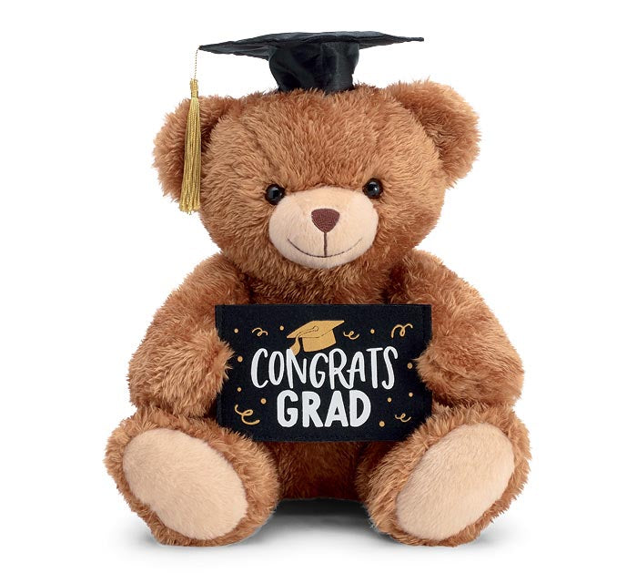 Plush Congrats Grad Bear