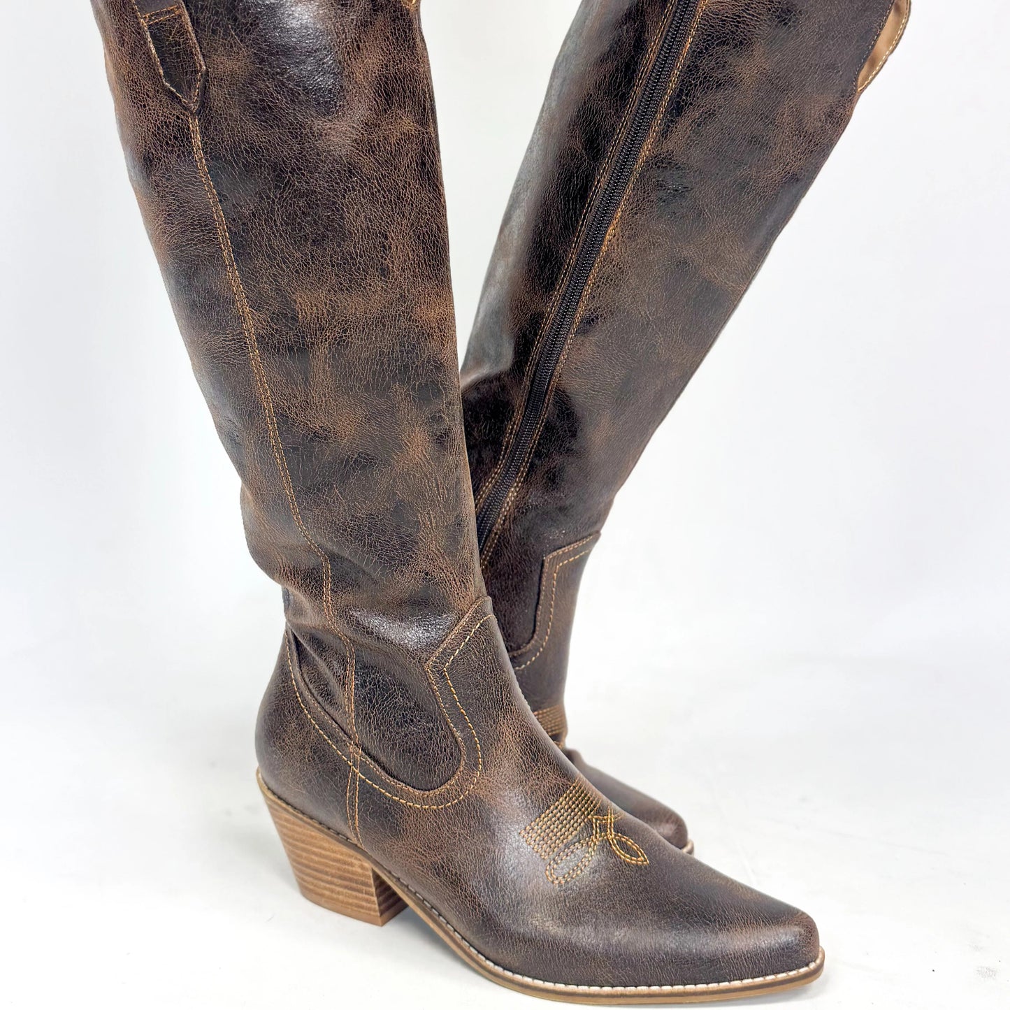 HATS OFF Espresso Crinkle Boot