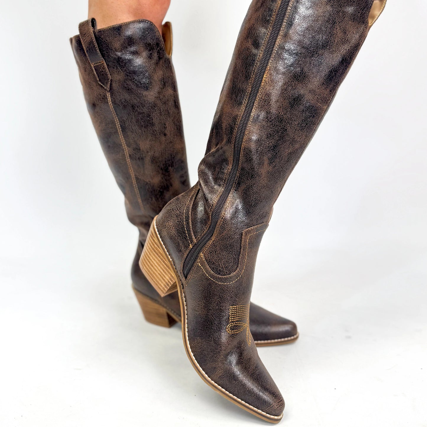 HATS OFF Espresso Crinkle Boot