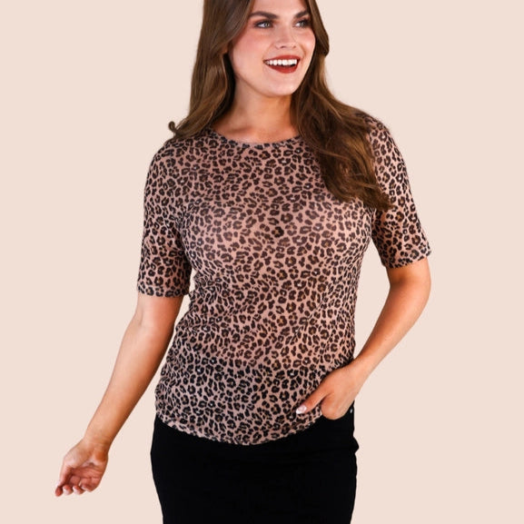 Sheer Instinct Mesh Top