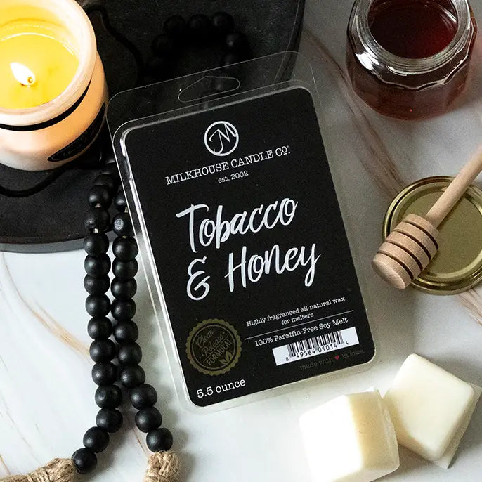 Tobacco & Honey Butter Jar Candle and Melts