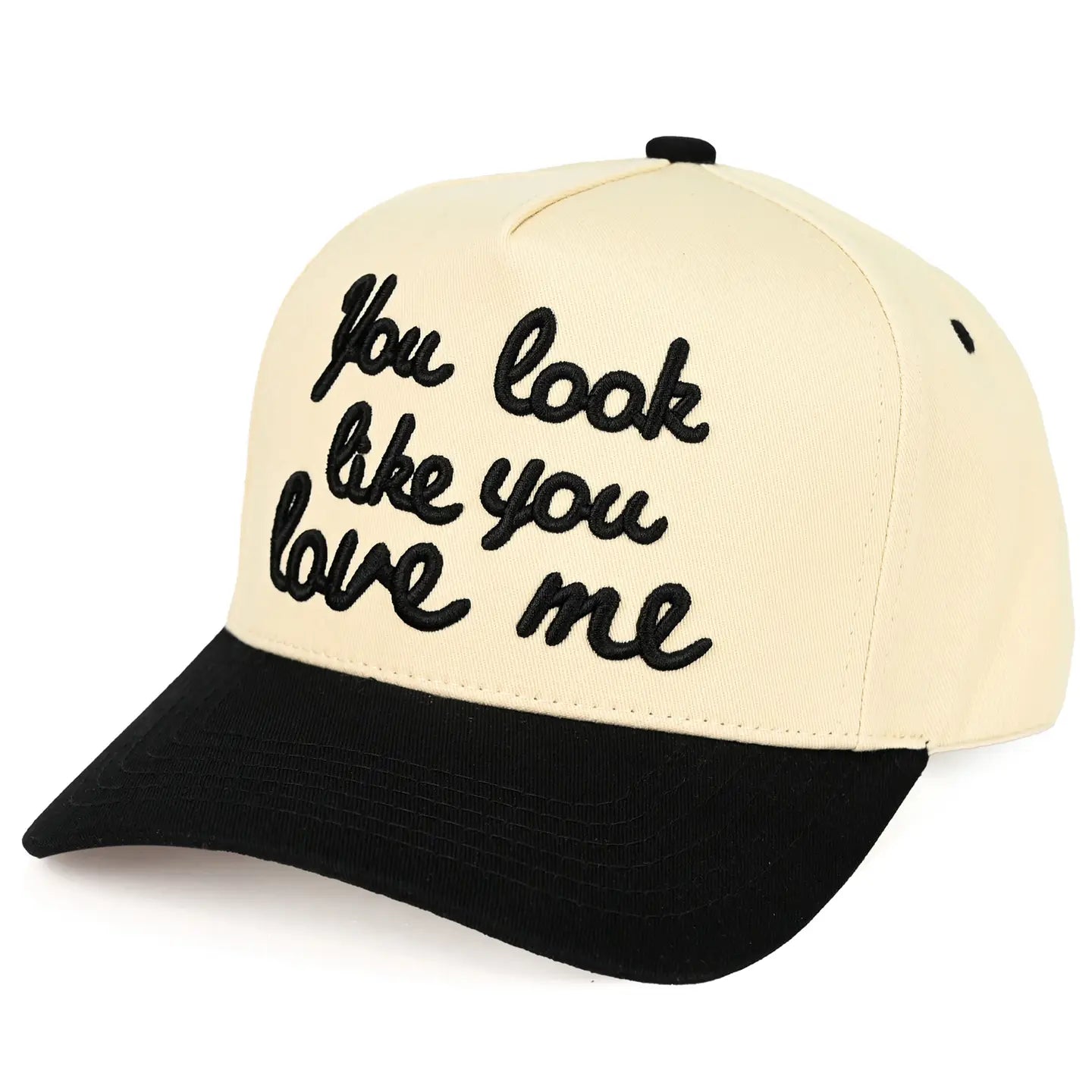 Black You Look Like You Love Me Trucker Cap