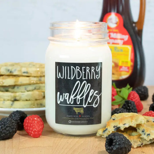 Wild Berry Waffles Mason Jar Candle and Melts