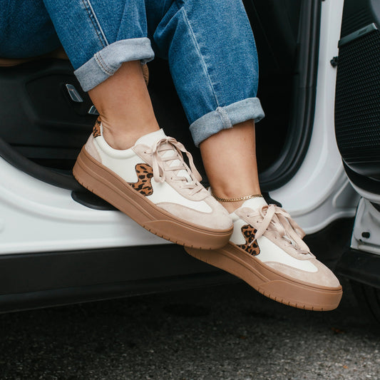 Corky's Ivory Pop Off Sneakers