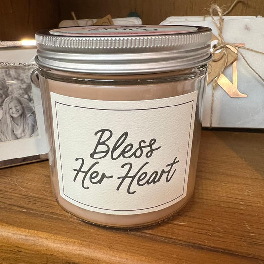 Sweet Grace Bless Her Heart "Snarky Collection" Jar Candle